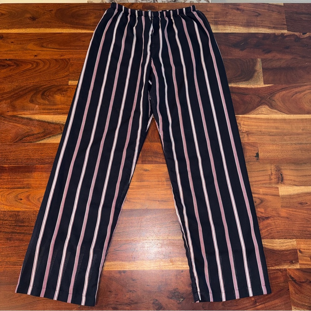 Brandy Melville Black Pants with Stripes
